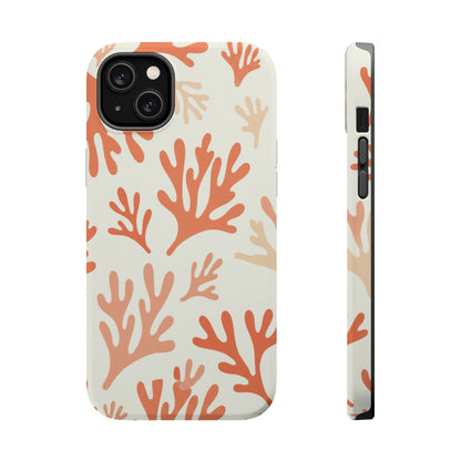 Coral Reef Magnetic Impact Phone Case — Protective MagSafe-Compatible Design