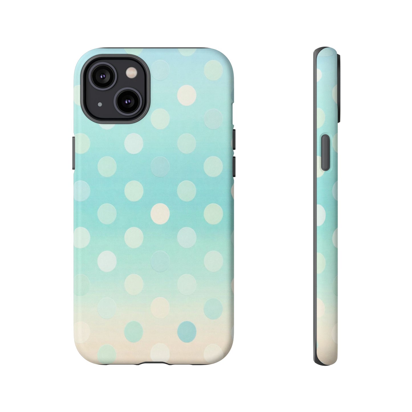 Abstract Palm Tough Phone Case — Minimal Coastal Blue Protective Cover