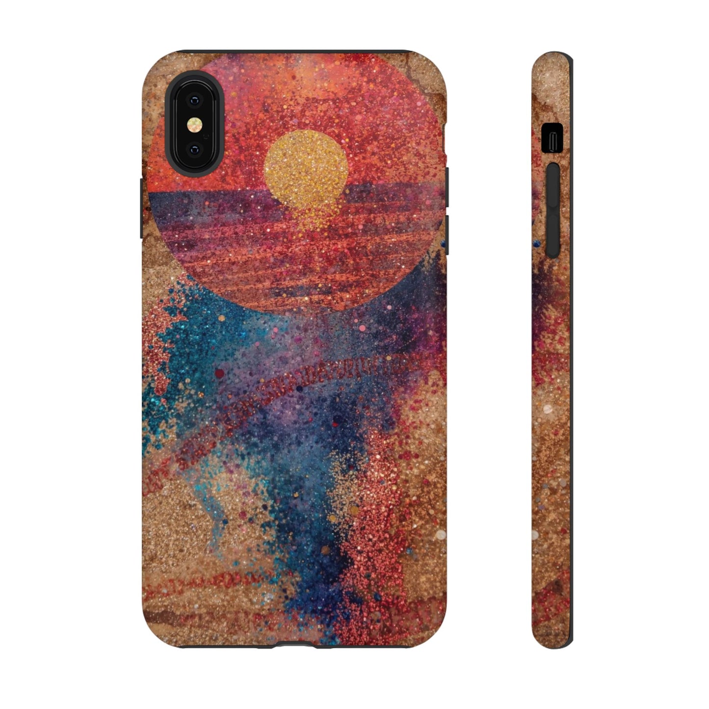 Retro Sunset Tough Phone Case