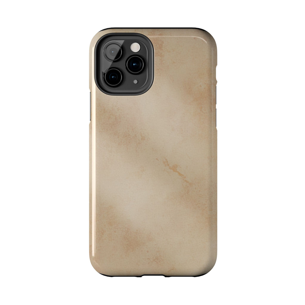 Tough Phone Case — Vintage Beige Marble Protective Phone Cover