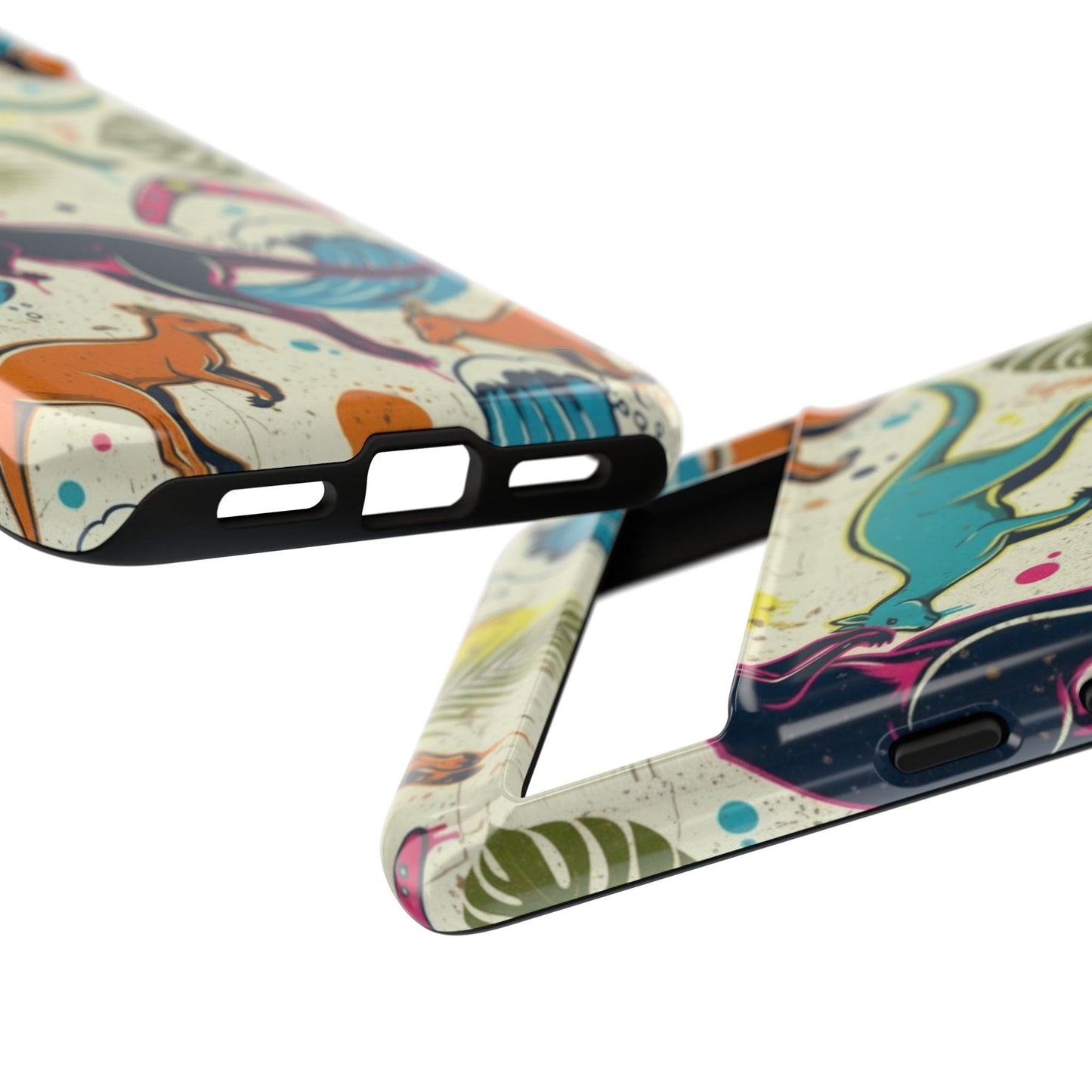 Tough Cases — Colorful Surfing Kangaroo Phone Case