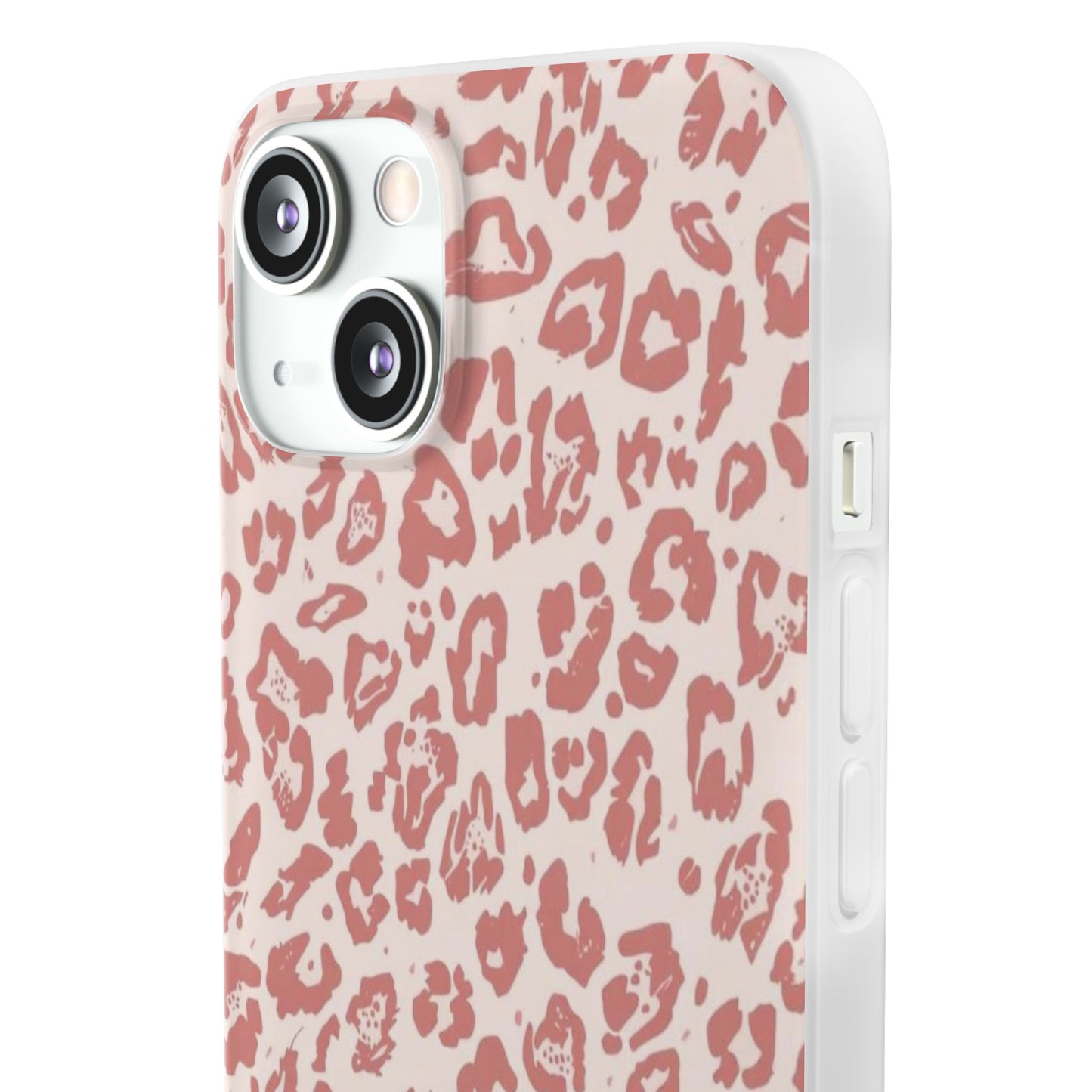 Pink Leopard Print Phone Case – Slim Flexible Protective Cover
