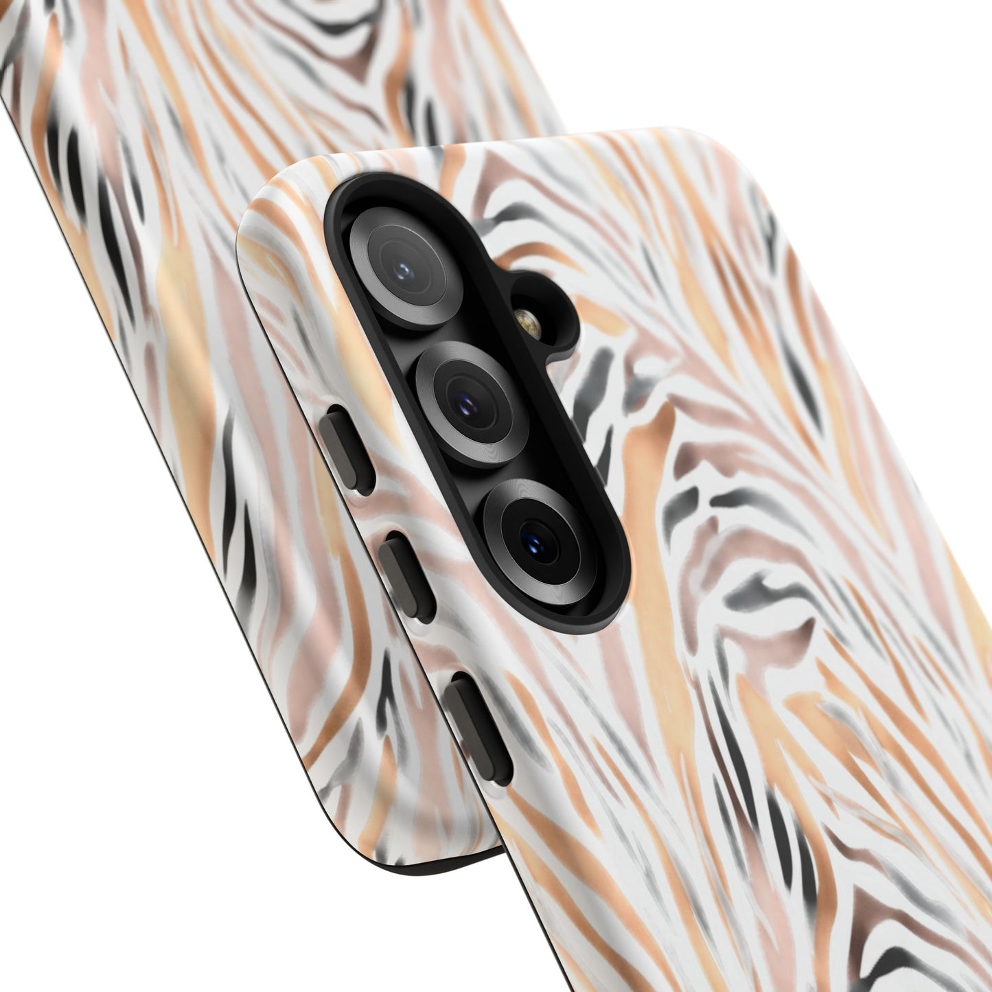 Tough Case — Neutral Watercolor Tiger Stripe Phone Case