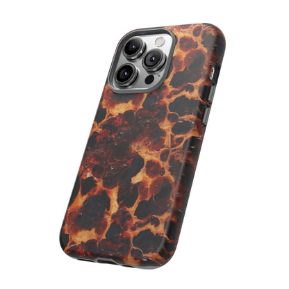 Tortoiseshell Phone Case — Protective iPhone Cover with Classic Amber Pattern