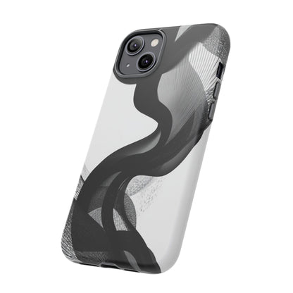 Phone Case — Monochrome Abstract Protective Cover