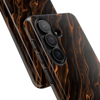 Copper Swirl Phone Case — Tough Protective iPhone Cover