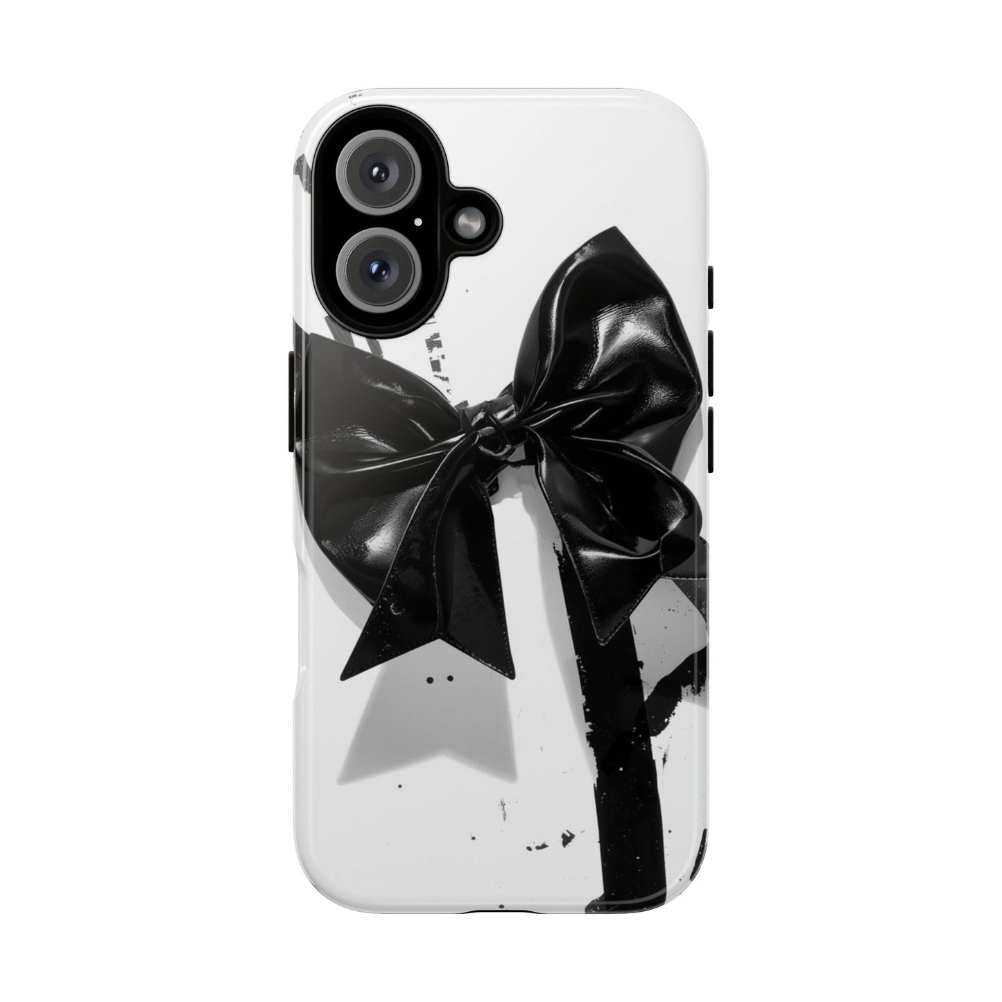 Phone Case — Black Bow Graphic Protective Cover