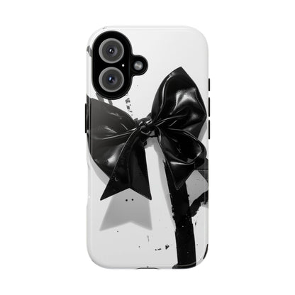 Phone Case — Black Bow Graphic Protective Cover