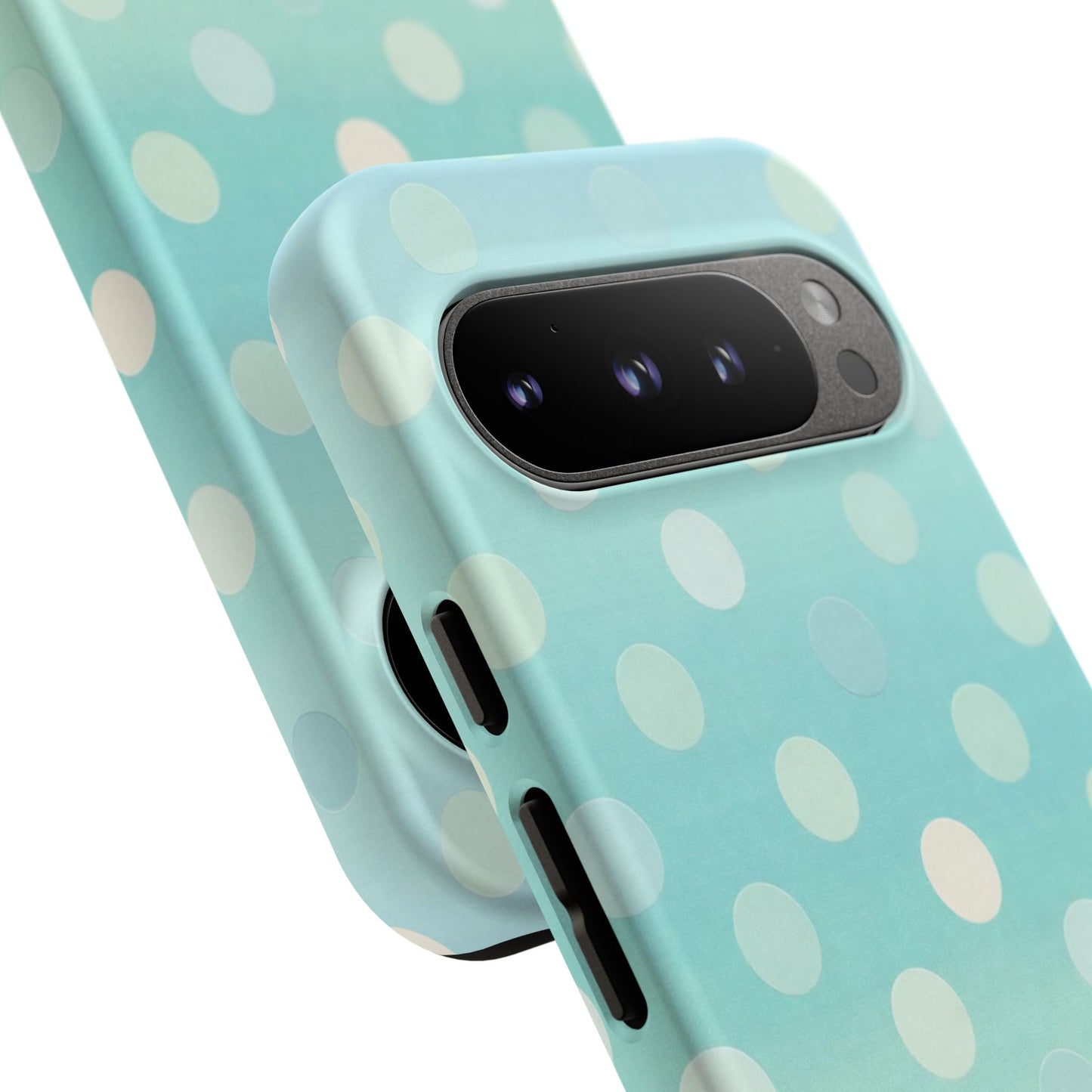 Abstract Palm Tough Phone Case — Minimal Coastal Blue Protective Cover