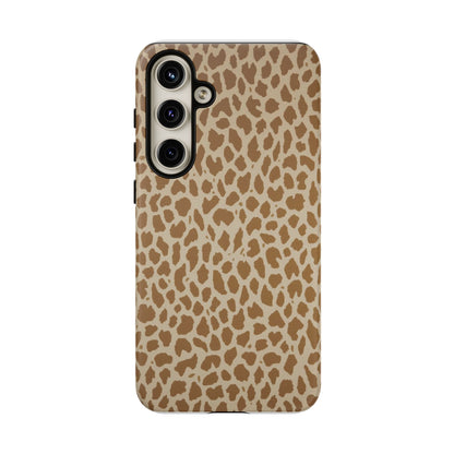 Leopard Print Tough Phone Case — Slim Protective Animal Pattern