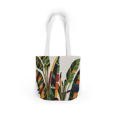 Tote Bag — Colorful Tribal Feather Canvas Tote
