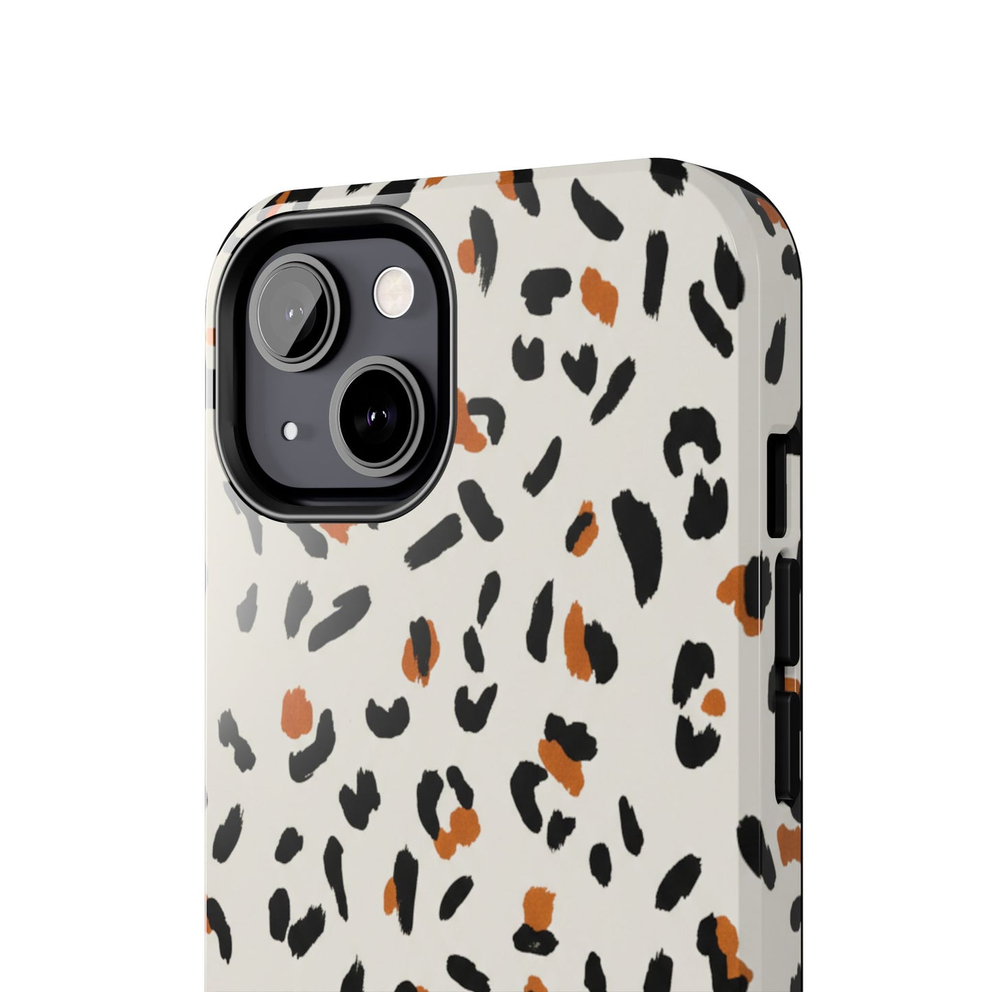 Leopard Print Tough Phone Case — Stylish Protective iPhone Cover