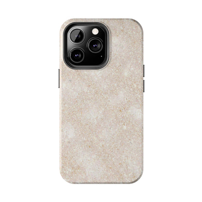Marble Texture Tough Phone Case — Sandstone Protective Phone Cover