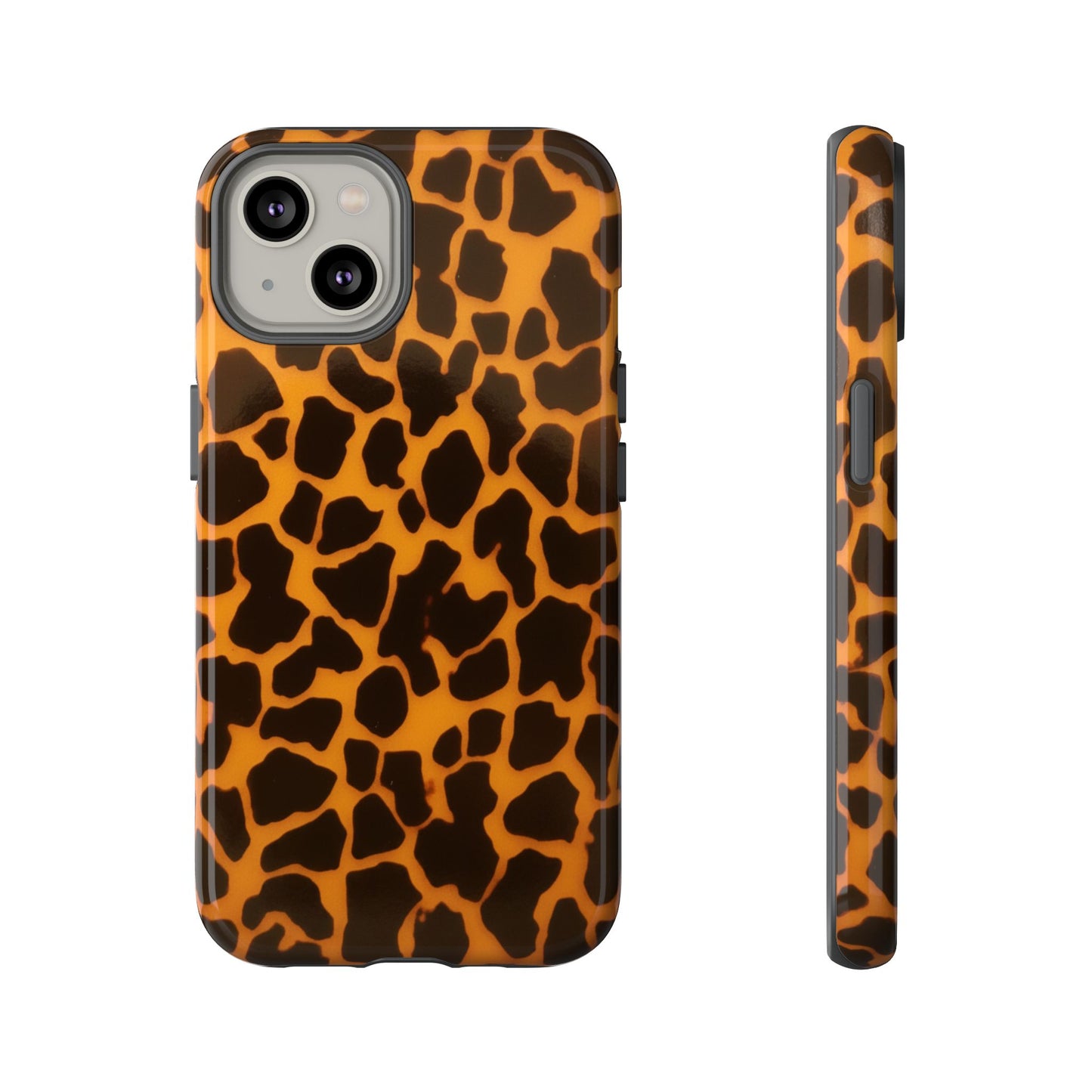 Leopard Print Tough Phone Case — Slim Protective iPhone Cover