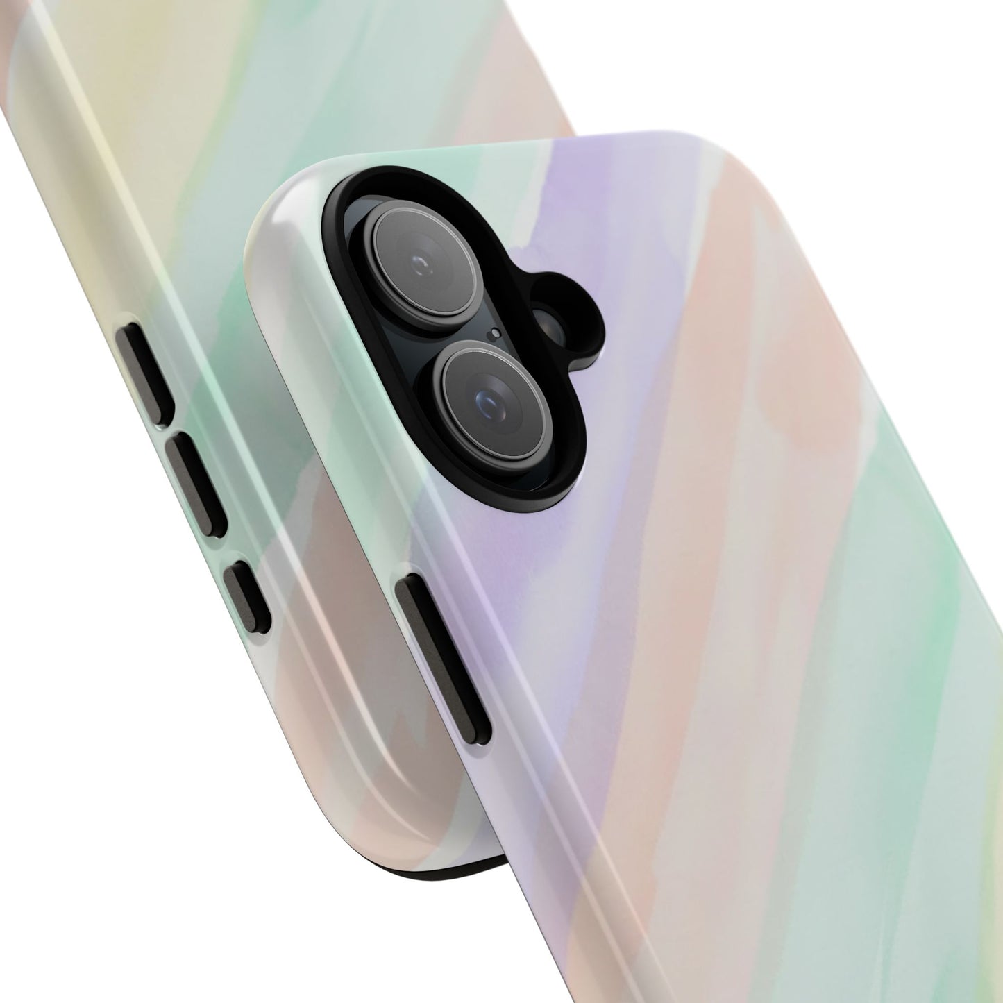 Pastel Watercolor Stripe Tough Phone Case