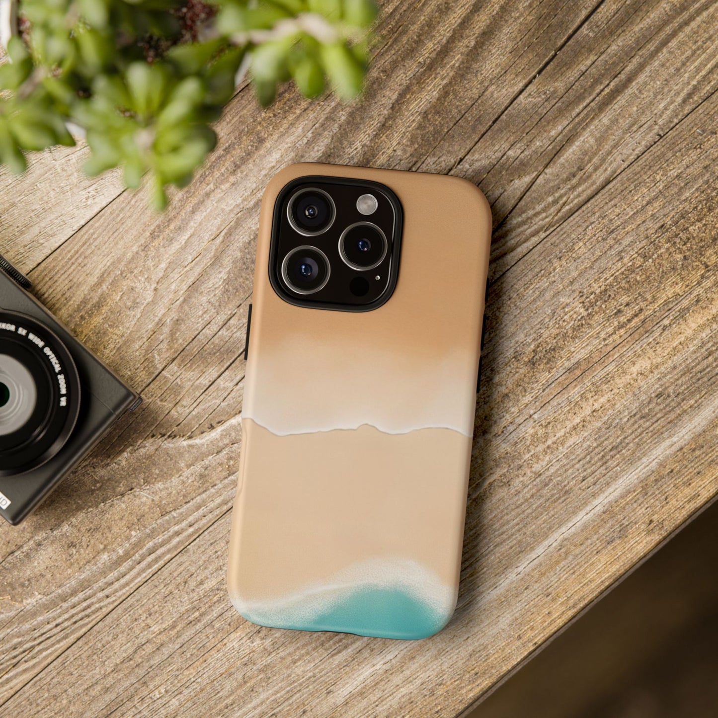Ocean Shore Tough Phone Case — Beach Wave Protective Cover