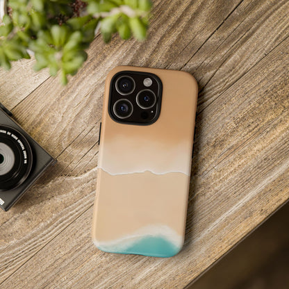 Ocean Shore Tough Phone Case — Beach Wave Protective Cover