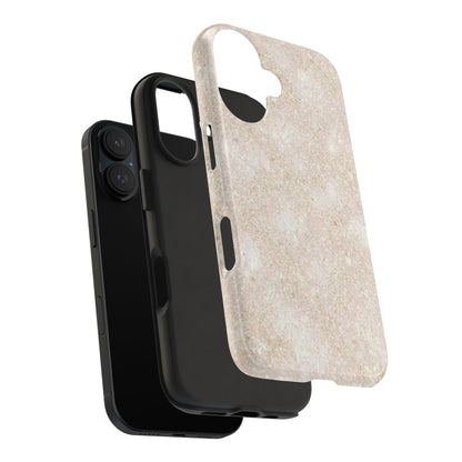 Marble Texture Tough Phone Case — Sandstone Protective Phone Cover