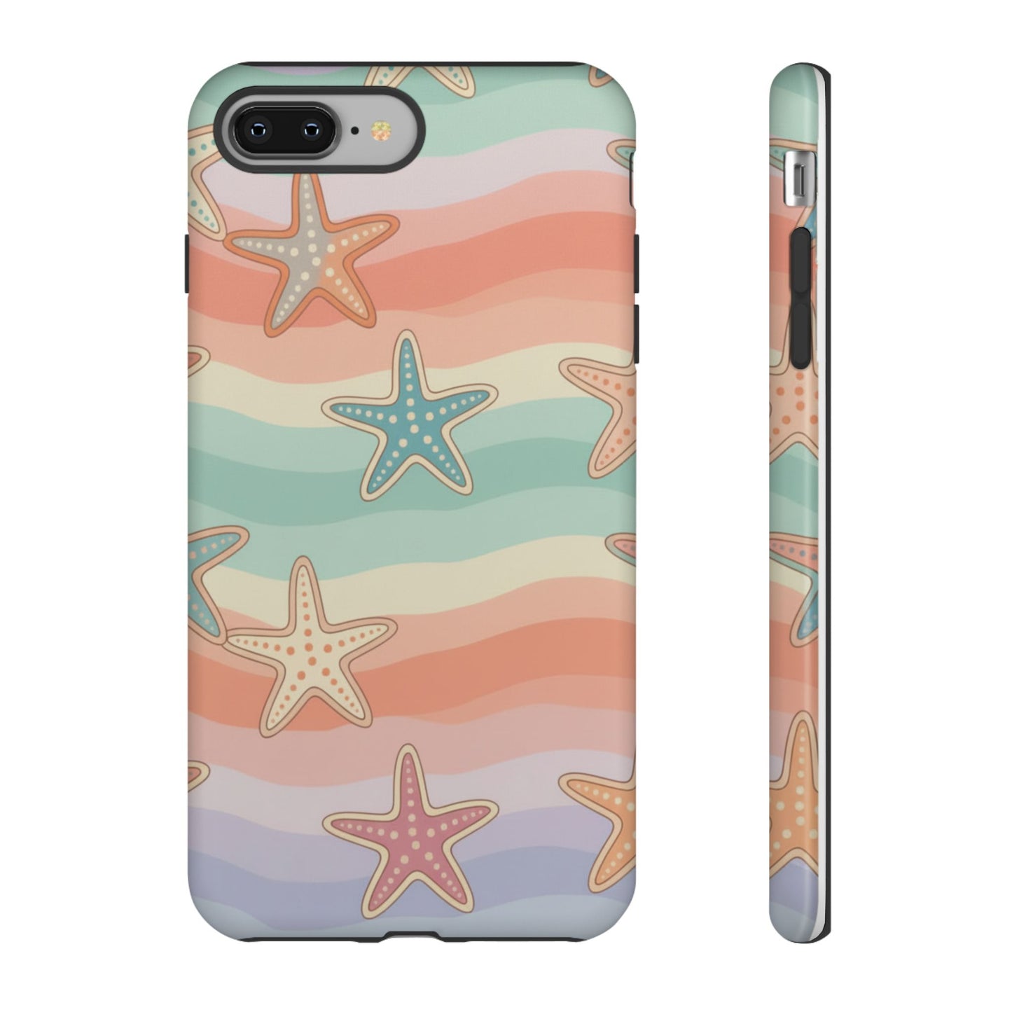 Starfish Wave Tough Phone Case — Pastel Beach Protective Cover