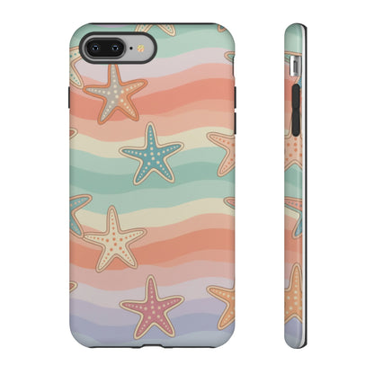 Starfish Wave Tough Phone Case — Pastel Beach Protective Cover