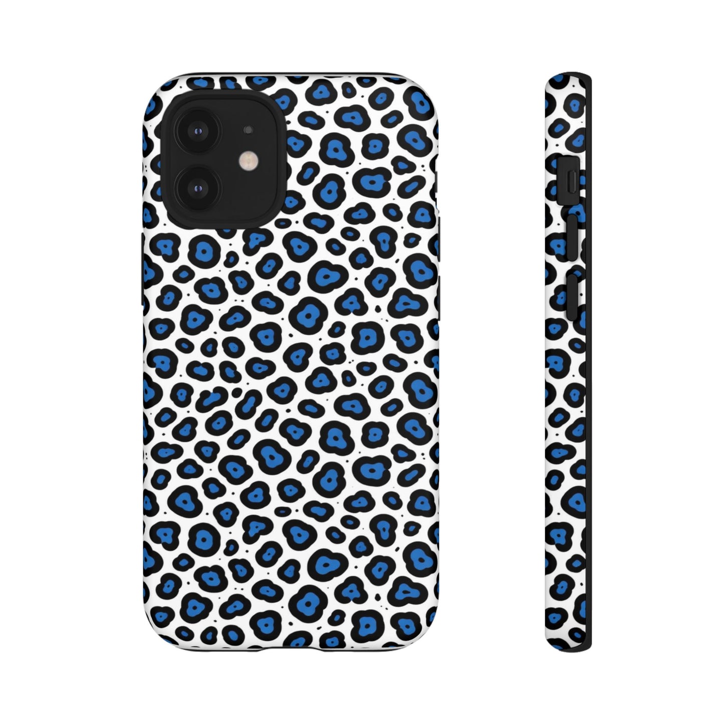 Blue Leopard Print Phone Case – Tough Protective Cover