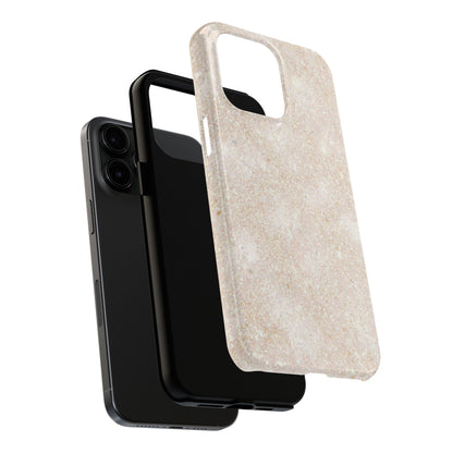 Marble Texture Tough Phone Case — Sandstone Protective Phone Cover