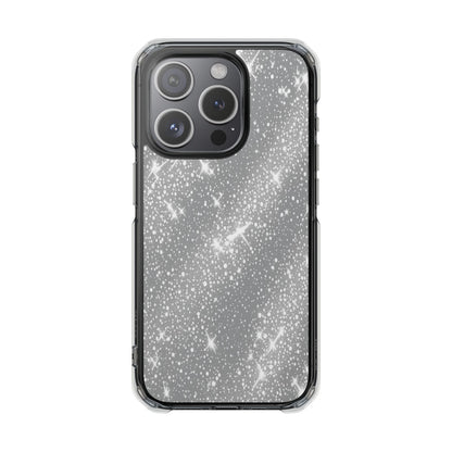 Clear Glitter Magnetic Phone Case — Sparkle Impact Protection