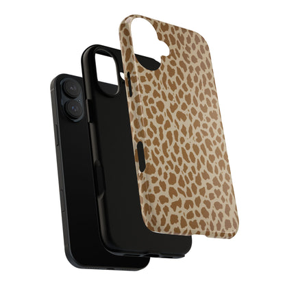 Leopard Print Tough Phone Case — Slim Protective Animal Pattern
