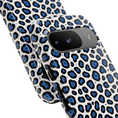 Blue Leopard Print Phone Case – Tough Protective Cover