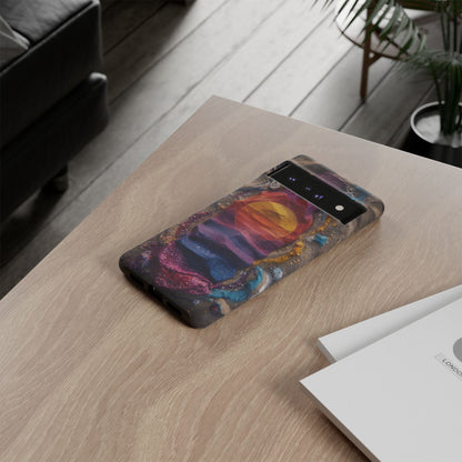 Phone Case — Colorful Sand Art Sunset Tough Protective Case