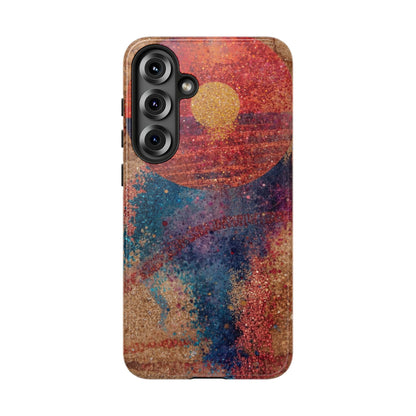 Retro Sunset Tough Phone Case