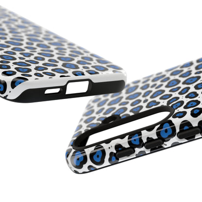 Blue Leopard Print Phone Case – Tough Protective Cover