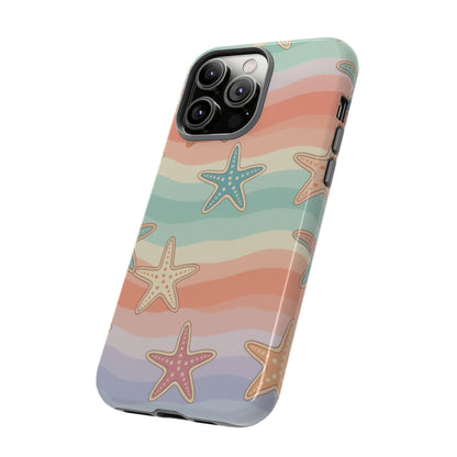 Starfish Wave Tough Phone Case — Pastel Beach Protective Cover
