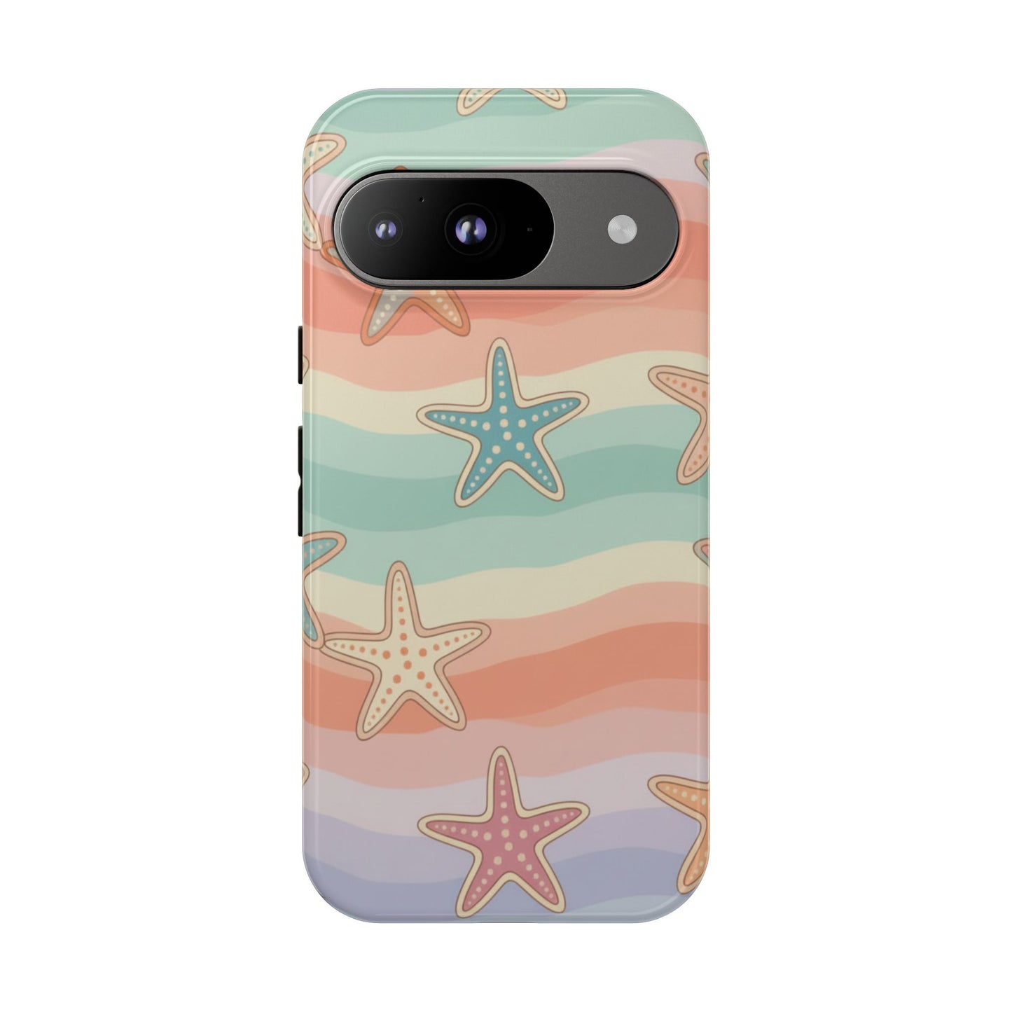 Starfish Wave Tough Phone Case — Pastel Beach Protective Cover