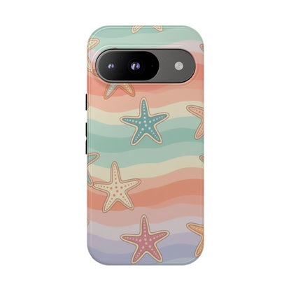 Starfish Wave Tough Phone Case — Pastel Beach Protective Cover