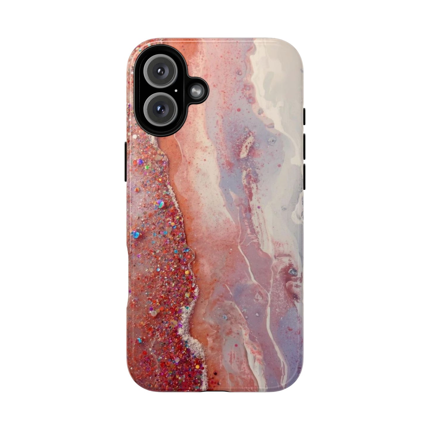 Marbled Rose Gold Galaxy Phone Case — Protective Tough Case