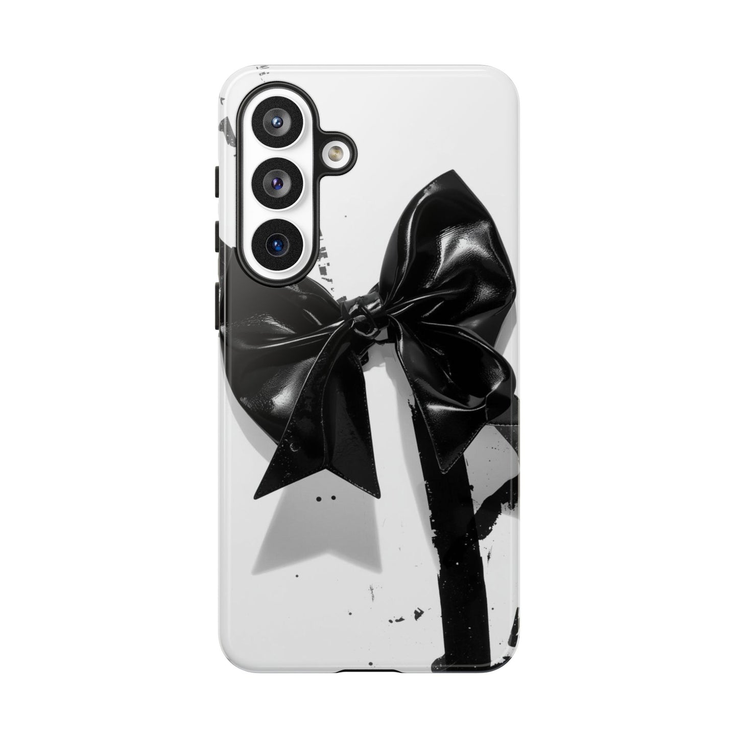 Phone Case — Black Bow Graphic Protective Cover