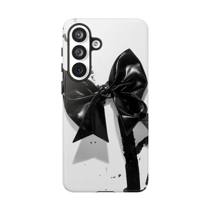 Phone Case — Black Bow Graphic Protective Cover