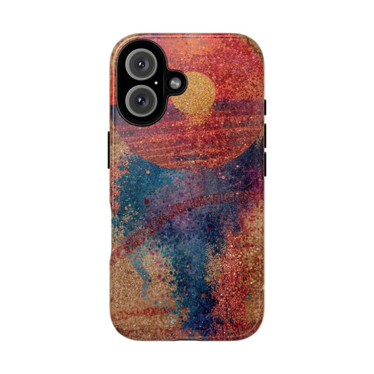 Retro Sunset Tough Phone Case