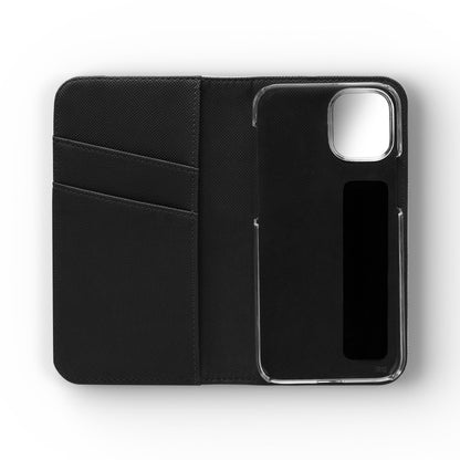 Colorful Confetti Dot Flip Phone Case — Retro Polka Wallet Cover
