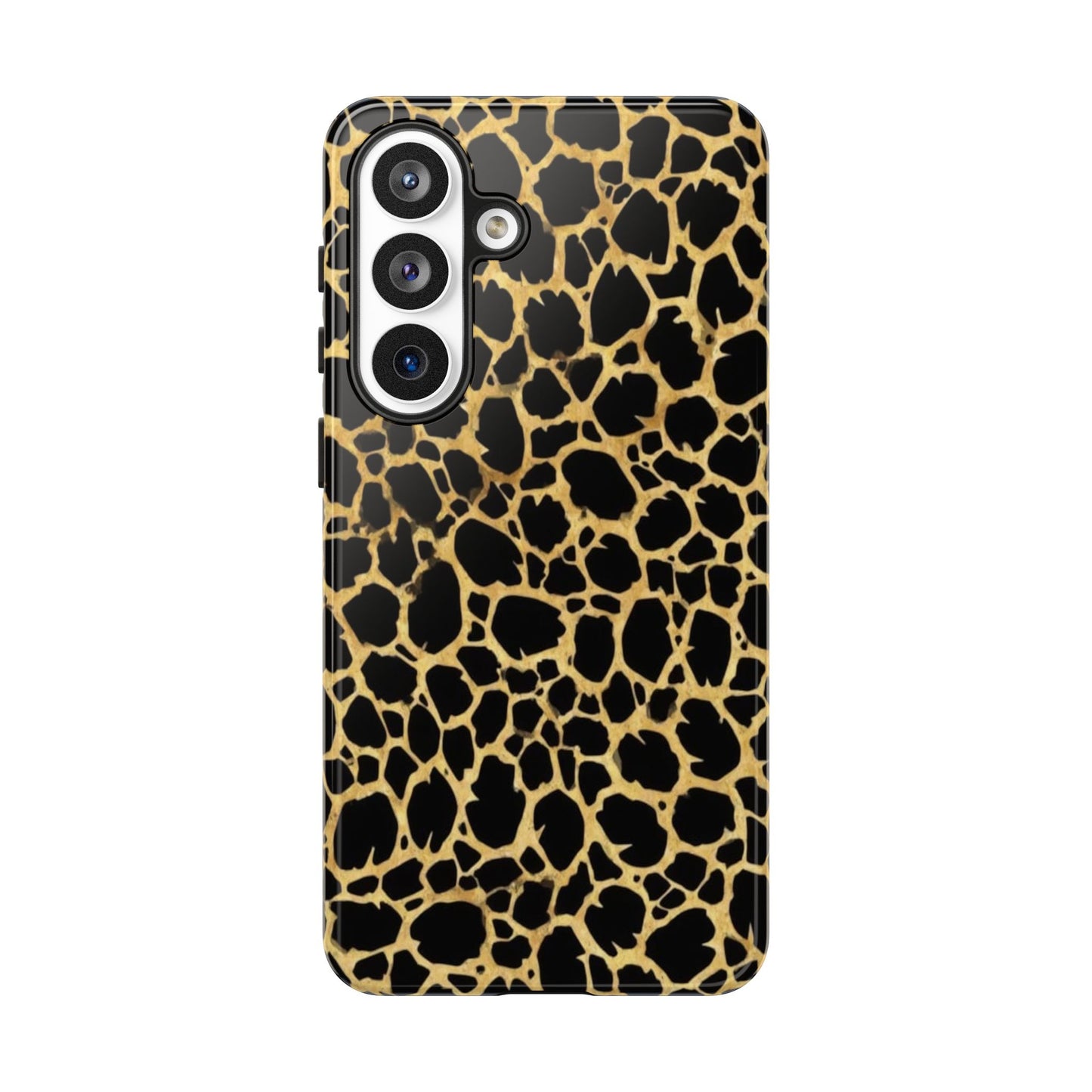 Giraffe Print Tough Phone Case — Durable Leopard-Style Protective Cover