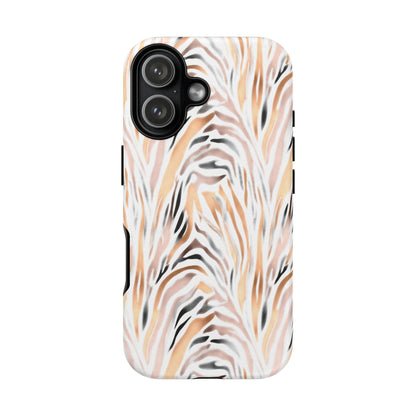 Tough Case — Neutral Watercolor Tiger Stripe Phone Case