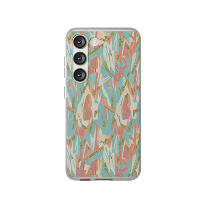 Pastel Abstract Floral Phone Case - Flexi Case