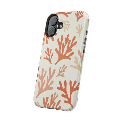 Coral Reef Magnetic Impact Phone Case — Protective MagSafe-Compatible Design