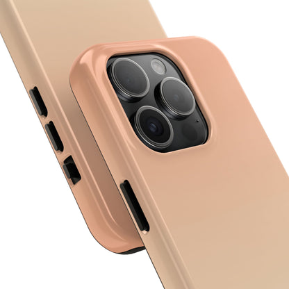 Gradient Tough Phone Case — Peach Ombre Protective Cover