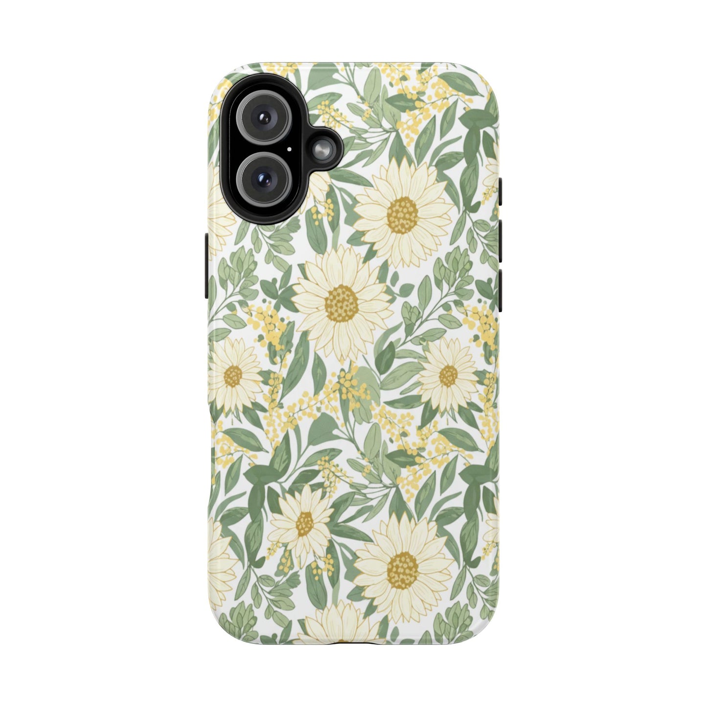 Daisy Meadow Tough Phone Case — Floral Protective Phone Cover