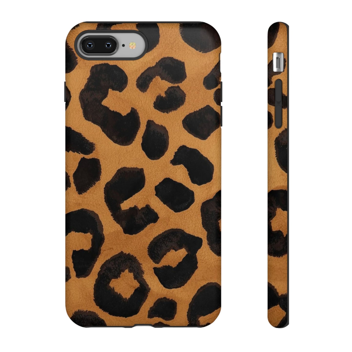 Leopard Print Tough Phone Case — Protective Animal Print iPhone Case