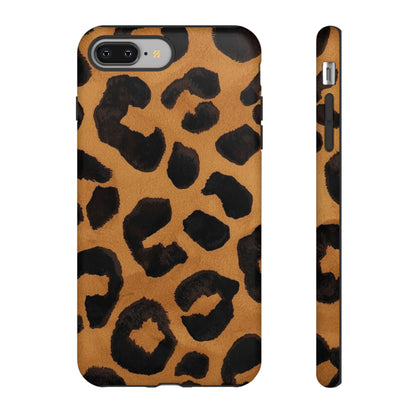 Leopard Print Tough Phone Case — Protective Animal Print iPhone Case