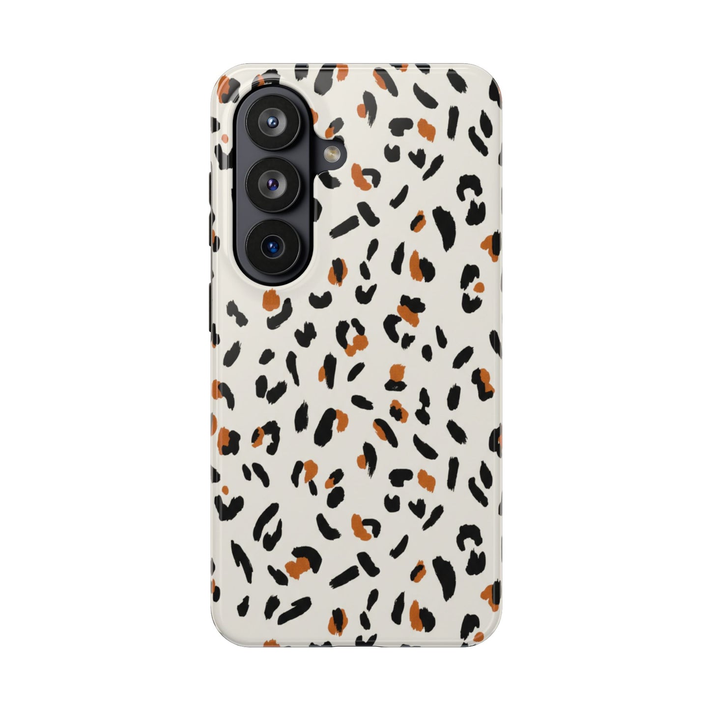 Leopard Print Tough Phone Case — Stylish Protective iPhone Cover