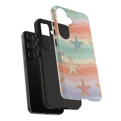 Starfish Wave Tough Phone Case — Pastel Beach Protective Cover